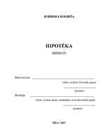 Referāts 'Hipotēka', 1.