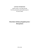 Prakses atskaite 'Pirmsskolas skolotāja pedagoģiskā prakses dienasgrāmata', 1.