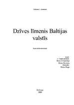 Referāts 'Dzīves līmenis Baltijas valstīs', 5.