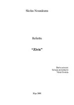 Referāts 'Zivis', 1.