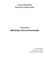 Referāts 'Mājražotāju konkurētspēja', 1.