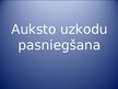 Prezentācija 'Auksto uzkodu pasniegšana', 1.