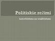 Prezentācija 'Politiskie režīmi', 1.