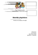 Referāts 'Materiālu piegriešana', 1.