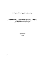 Referāts 'Saskarsmes loma jauniešu identitātes veidošanās procesā', 1.