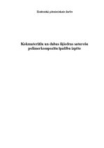 Referāts 'Kokmateriālu un dabas šķiedras saturošu polimērkompozītu īpašību izpēte', 1.