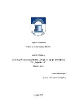 Diplomdarbs 'Graudkopības nozares attīstība Latvijā, tās iespēju izvērtējums ZS "Lejnieki - 3', 1.