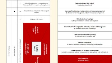 Biznesa plāns 'Dropshipping business strategy with the X-Matrix', 13.