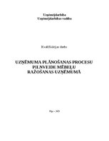 Diplomdarbs 'Uzņēmuma plānošanas procesu pilnveide mēbeļu ražošanas uzņēmumā', 1.