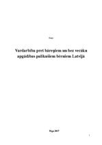 Eseja 'Vardarbība pret bāreņiem un bez vecāku apgādības palikušiem bērniem Latvijā', 1.