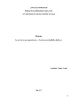 Referāts 'Acs primārais aizsargmehānisms - lizocīma peptidoglikāna šķelšana', 1.