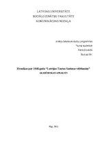 Referāts 'Hronikas par 1940.gada “Latvijas Tautas Saeimas vēlēšanām”', 1.