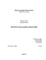 Referāts 'Divkāršā ieraksta princips grāmatvedībā', 1.