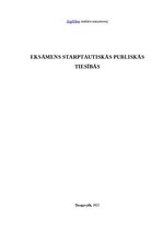 Referāts 'Starptautiskās publiskās tiesības', 1.