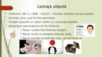 Prezentācija 'Neverbālas komunikācijas īpatnības Japānā', 3.