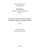 Referāts 'Tiesiskuma nodrošināšanas iespējas starptautiskajās krimināltiesībās, nepastāvot', 1.