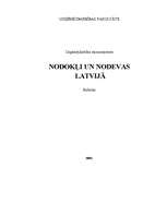 Referāts 'Nodokļi un nodevas Latvijā', 1.