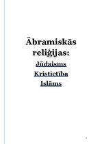 Referāts 'Ābramiskās reliģijas', 13.