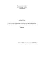 Referāts 'Latvijas Nacionalā bibliotēka un Latvijas Akadēmiskā bibliotēka', 1.