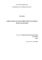 Referāts 'Mobilo aplikāciju tirgus izpēte potenciālas mobilās aplikācijas izstrādei', 1.