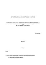 Referāts 'Konstitucionālo un administratīvo tiesību attīstība lr pēc neatkarības atgūšanas', 1.