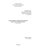 Referāts 'Vides komunikācija un Jelgavas atkritumu saimniecības situācijas analīze un attī', 1.