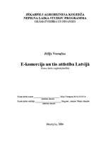 Referāts 'E-komercija un tās attīstība Latvijā', 1.