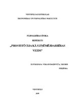 Referāts 'Prostitūcija kā uzņēmējdarbības veids', 1.