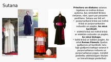 Prezentācija 'Romas katoļu baznīcas liturģiskie tērpi', 3.