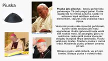 Prezentācija 'Romas katoļu baznīcas liturģiskie tērpi', 15.