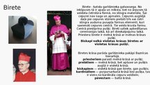 Prezentācija 'Romas katoļu baznīcas liturģiskie tērpi', 16.