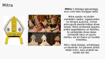 Prezentācija 'Romas katoļu baznīcas liturģiskie tērpi', 18.