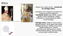 Prezentācija 'Romas katoļu baznīcas liturģiskie tērpi', 19.