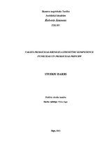 Referāts 'Valsts probācijas dienesta struktūru kompetence, funkcijas un probācijas princip', 1.