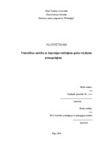 Referāts 'Vientulības un depresijas rādītāju saistība gados vecākiem pieaugušajiem', 1.