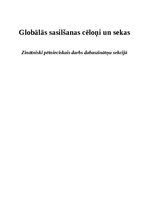 Referāts 'Globālās sasilšanas cēloņi un sekas', 1.