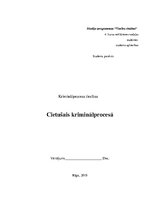 Referāts 'Потерпевший в уголовном процессе', 1.