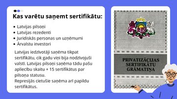 Prezentācija 'Privatizācija un privatizācijas sertifikats', 6.