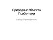 Referāts 'Природные объекты Прибалтики', 28.