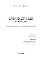 Referāts '21.gs. jauniešu attieksme pret grāmatu lasīšanu', 1.