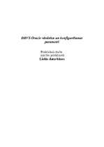 Referāts 'DBVS Oracle vārdnīca un konfigurēšanas parametri', 1.