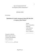 Diplomdarbs 'Kvalitātes vadības sistēmas ISO 9001:2000 ieviešana uzņēmumā SIA "Talsu Tehnika"', 3.