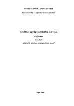 Referāts 'Veselības aprūpes attīstība Latvijas reģionos', 1.