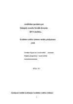 Paraugs 'Kvalitātes vadības sistēmas sociālo pakalpojumu jomā', 1.