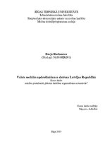 Referāts 'Valsts sociālās apdrošināšanas sistēma Latvijas Republikā', 1.