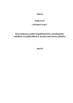 Referāts 'Komerclikuma prasības kapitālsabiedrību pamatkapitāla veidošanai un palielināšan', 1.