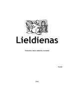 Konspekts 'Lieldienas', 1.