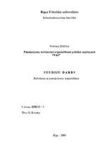 Referāts 'Pakalpojumu sortimenta organizēšanas politika tūrisma aģentūrā', 1.