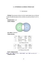 Referāts 'Attieksmju algebras operācijas SQL valodā MySQL datu bāzē', 14.