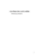 Referāts 'Cilvēks - visu lietu mērs', 1.